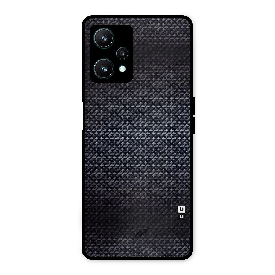 Black Diamond Metal Back Case for Realme 9 Pro 5G