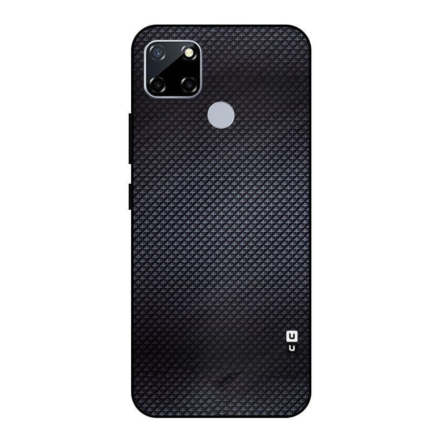 Black Diamond Metal Back Case for Realme Narzo 20