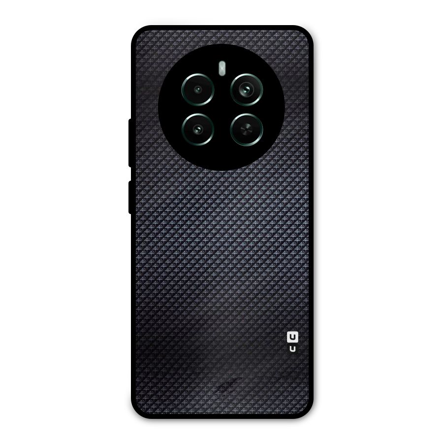 Black Diamond Metal Back Case for Realme Narzo 70 Pro