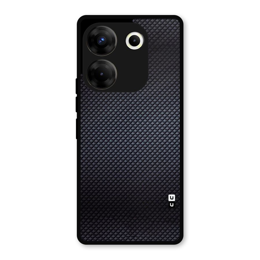 Black Diamond Metal Back Case for Tecno Camon 20