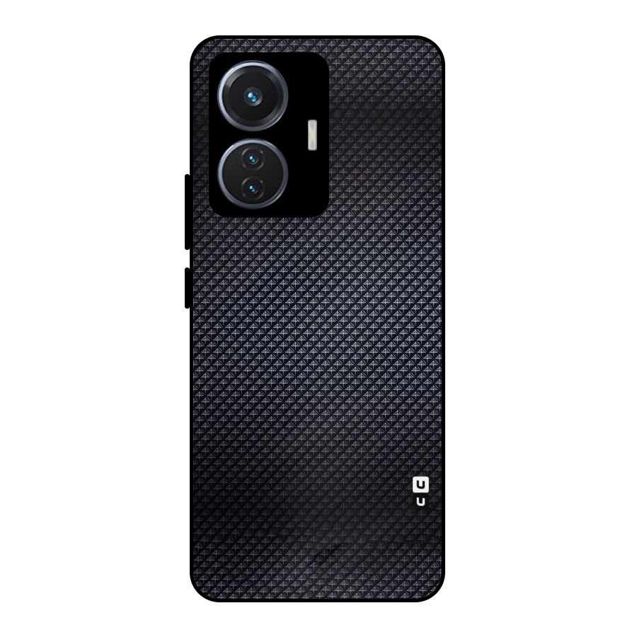 Black Diamond Metal Back Case for Vivo T1 44W