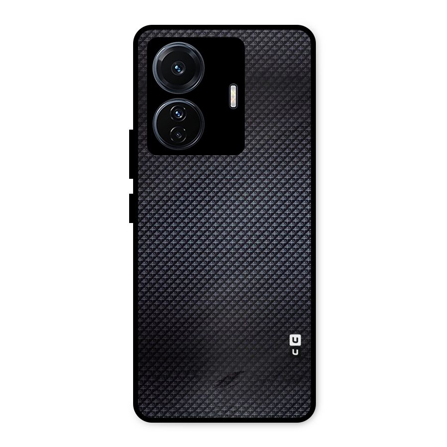 Black Diamond Metal Back Case for Vivo T1 Pro