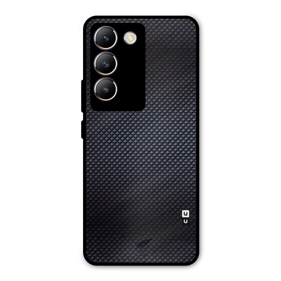 Black Diamond Metal Back Case for Vivo T3 5G