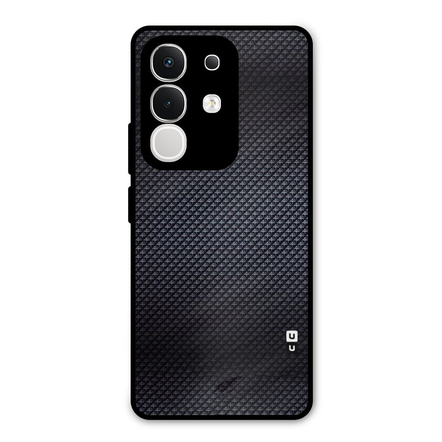 Black Diamond Metal Back Case for Vivo T4x