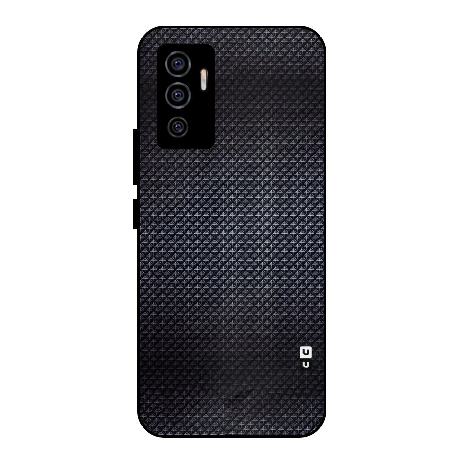 Black Diamond Metal Back Case for Vivo V23e
