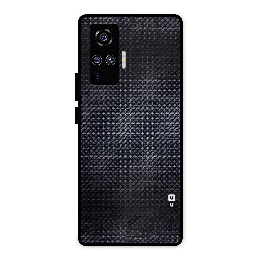 Black Diamond Metal Back Case for Vivo X50 Pro