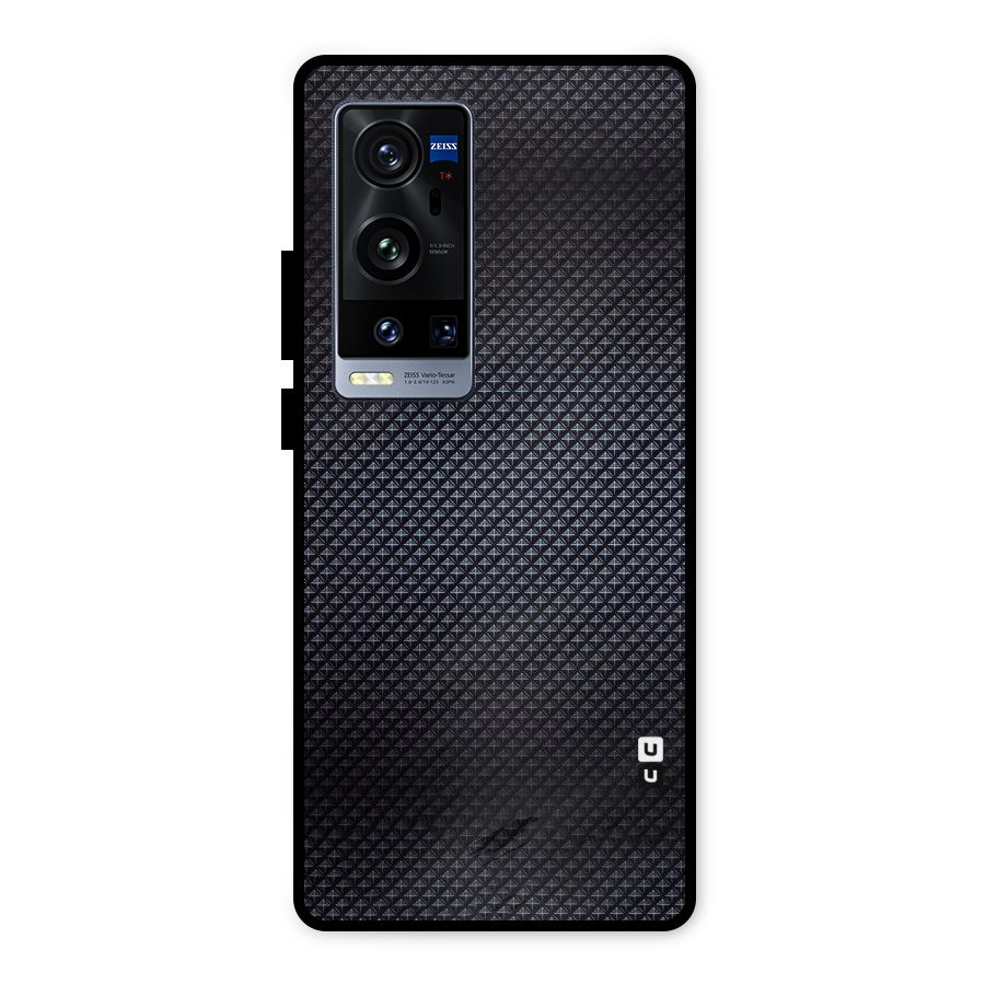 Black Diamond Metal Back Case for Vivo X60 Pro Plus