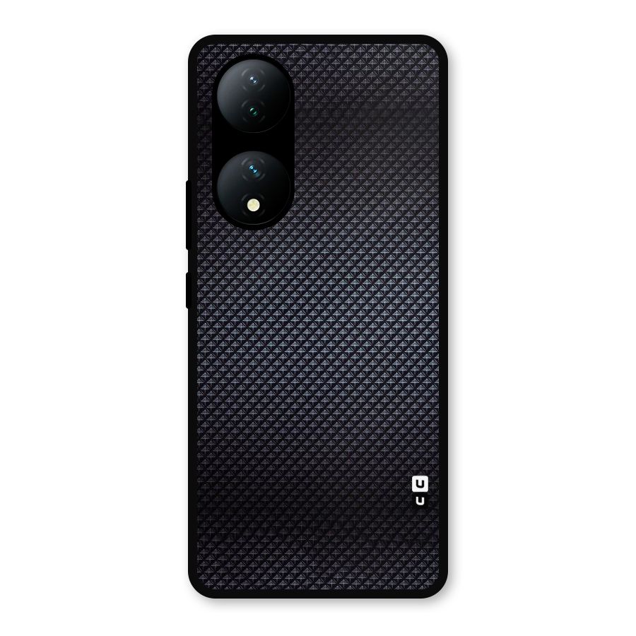 Black Diamond Metal Back Case for Vivo Y100a