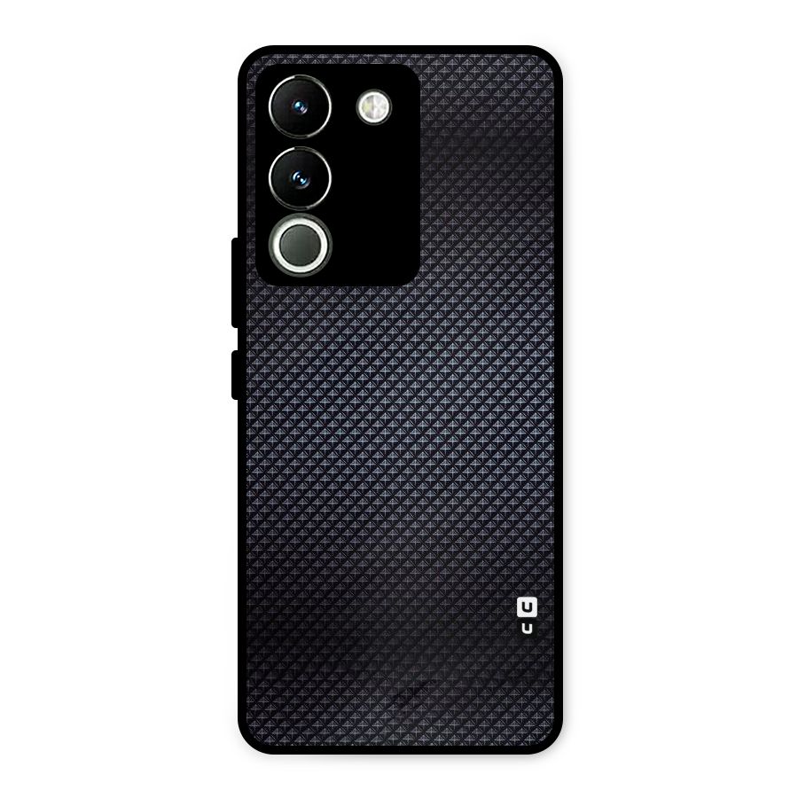 Black Diamond Metal Back Case for Vivo Y200
