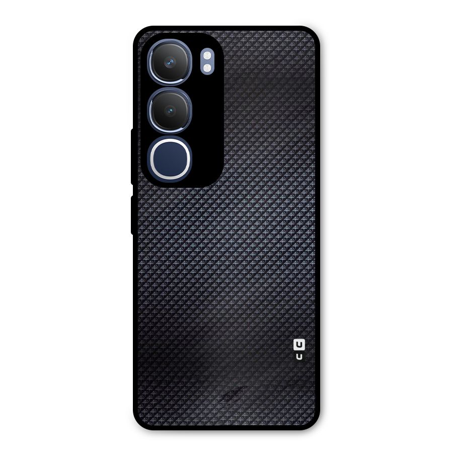 Black Diamond Metal Back Case for Vivo Y29
