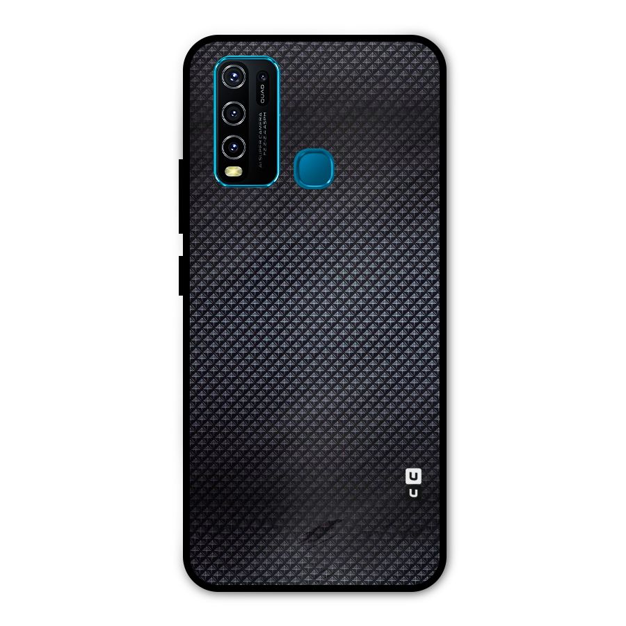 Black Diamond Metal Back Case for Vivo Y30