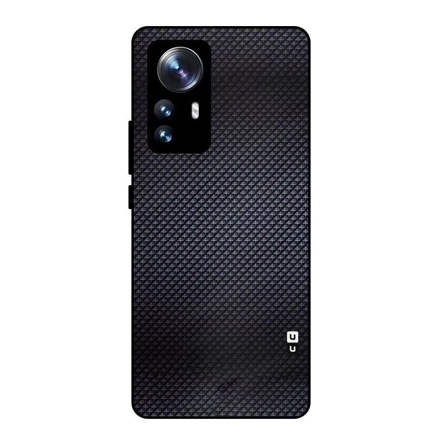 Black Diamond Metal Back Case for Xiaomi 12 Pro