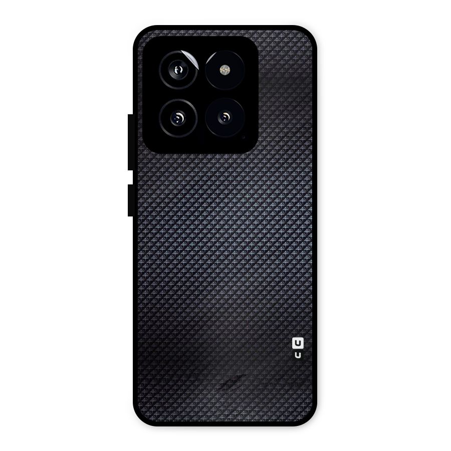 Black Diamond Metal Back Case for Xiaomi 14