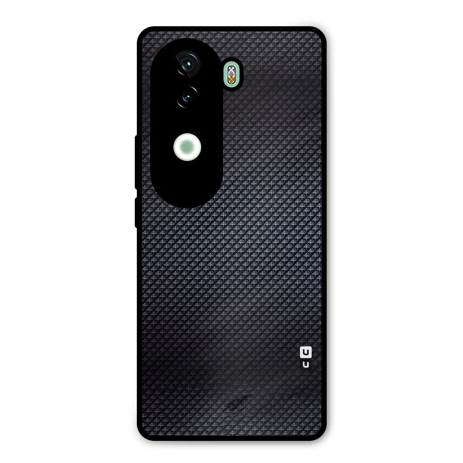 Black Diamond Metal Back Case for iQOO Z9s