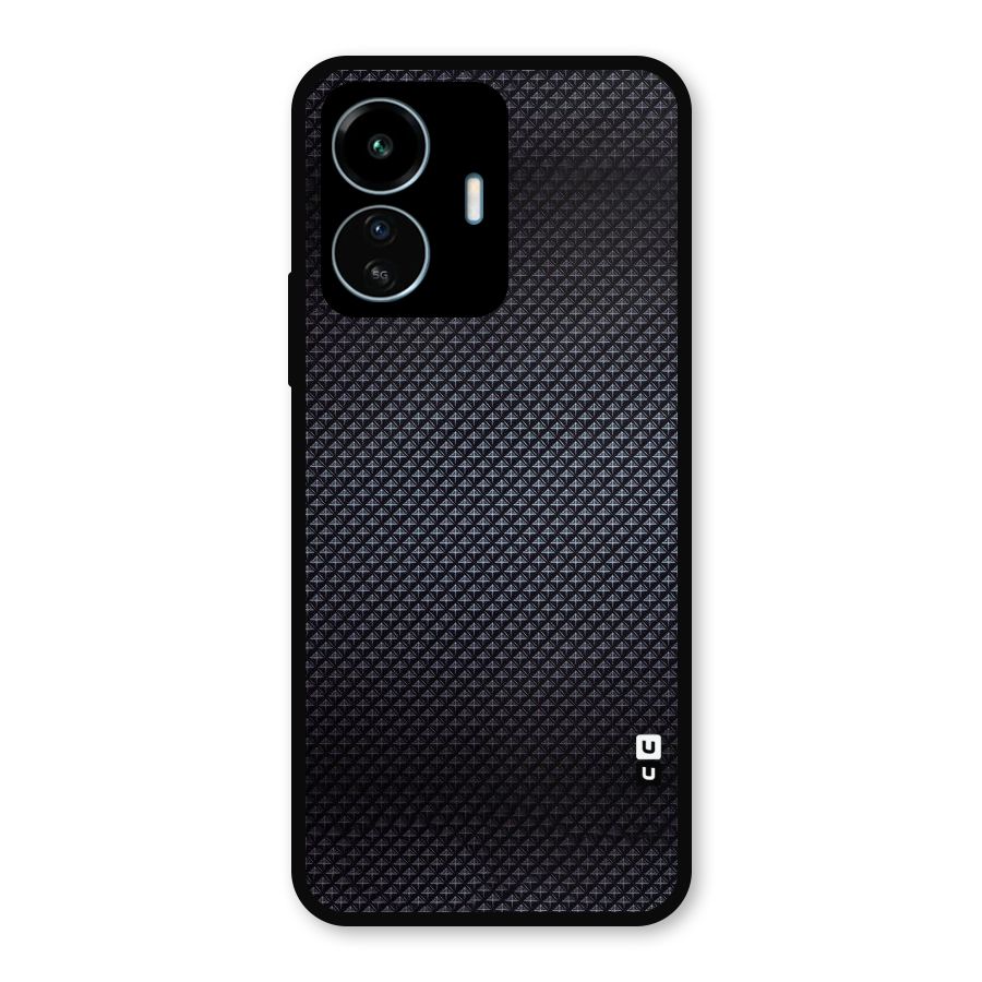 Black Diamond Metal Back Case for vivo iQOO Z6 Lite 5G