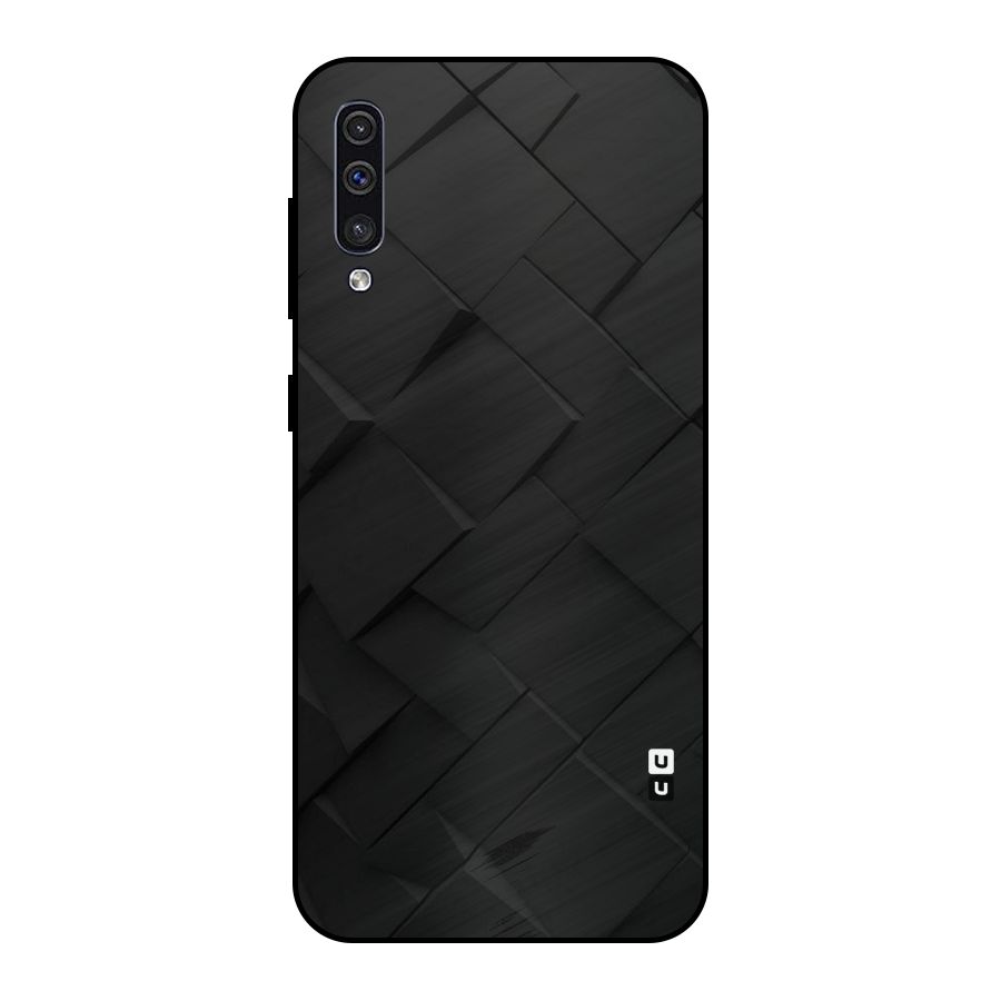 Black Elegant Design Metal Back Case for Galaxy A50s