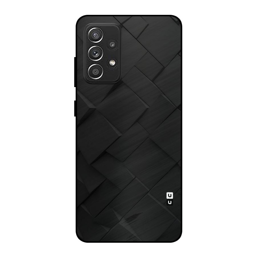 Black Elegant Design Metal Back Case for Galaxy A52s 5G