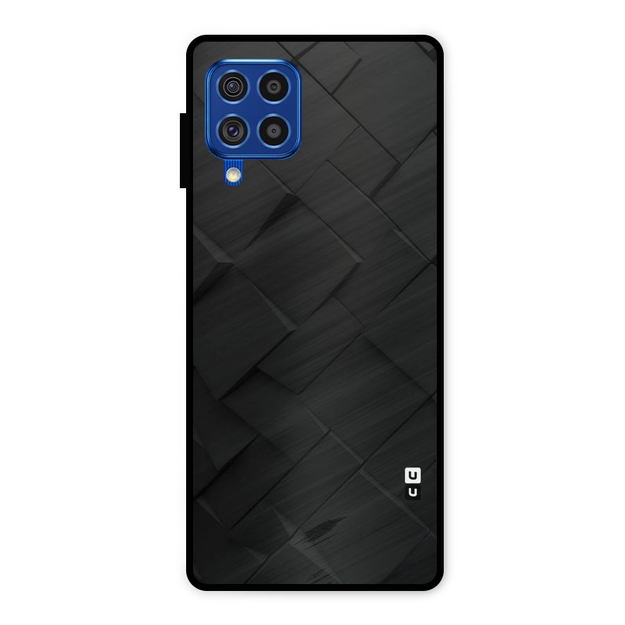 Black Elegant Design Metal Back Case for Galaxy F62