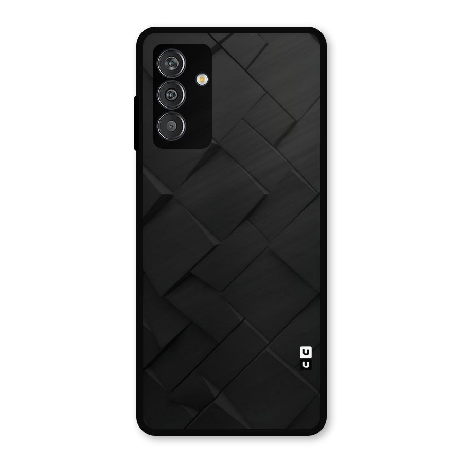 Black Elegant Design Metal Back Case for Galaxy M14 5G