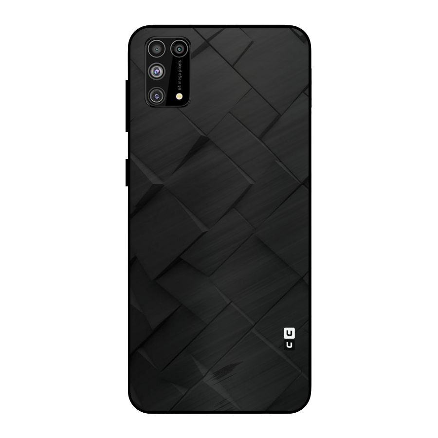 Black Elegant Design Metal Back Case for Galaxy M31