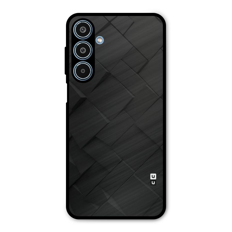 Black Elegant Design Metal Back Case for Galaxy M35