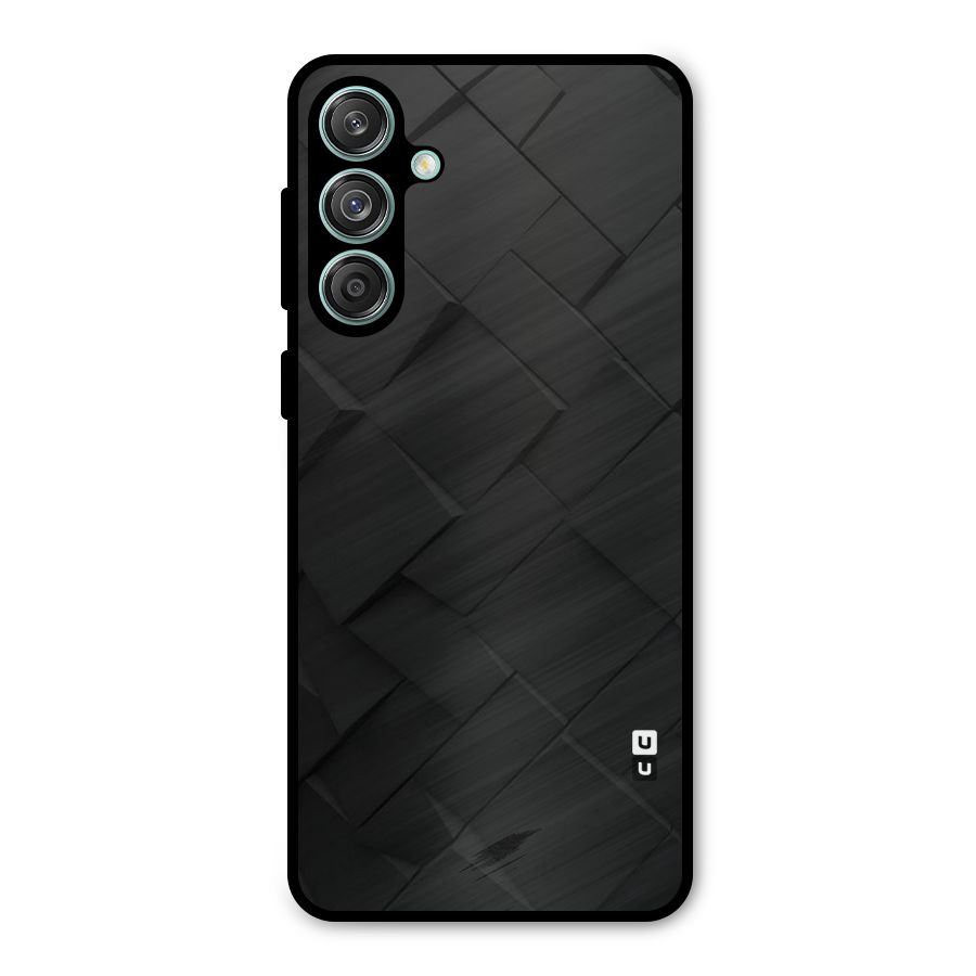 Black Elegant Design Metal Back Case for Galaxy M55 5G