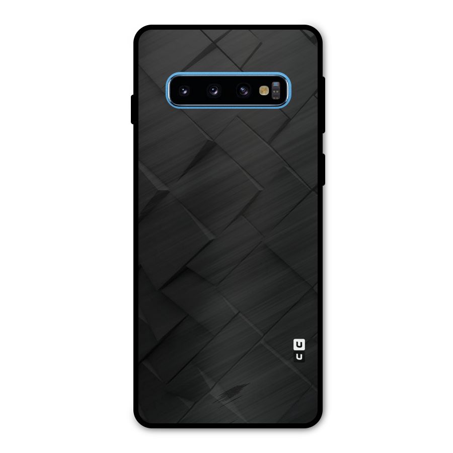 Black Elegant Design Metal Back Case for Galaxy S10
