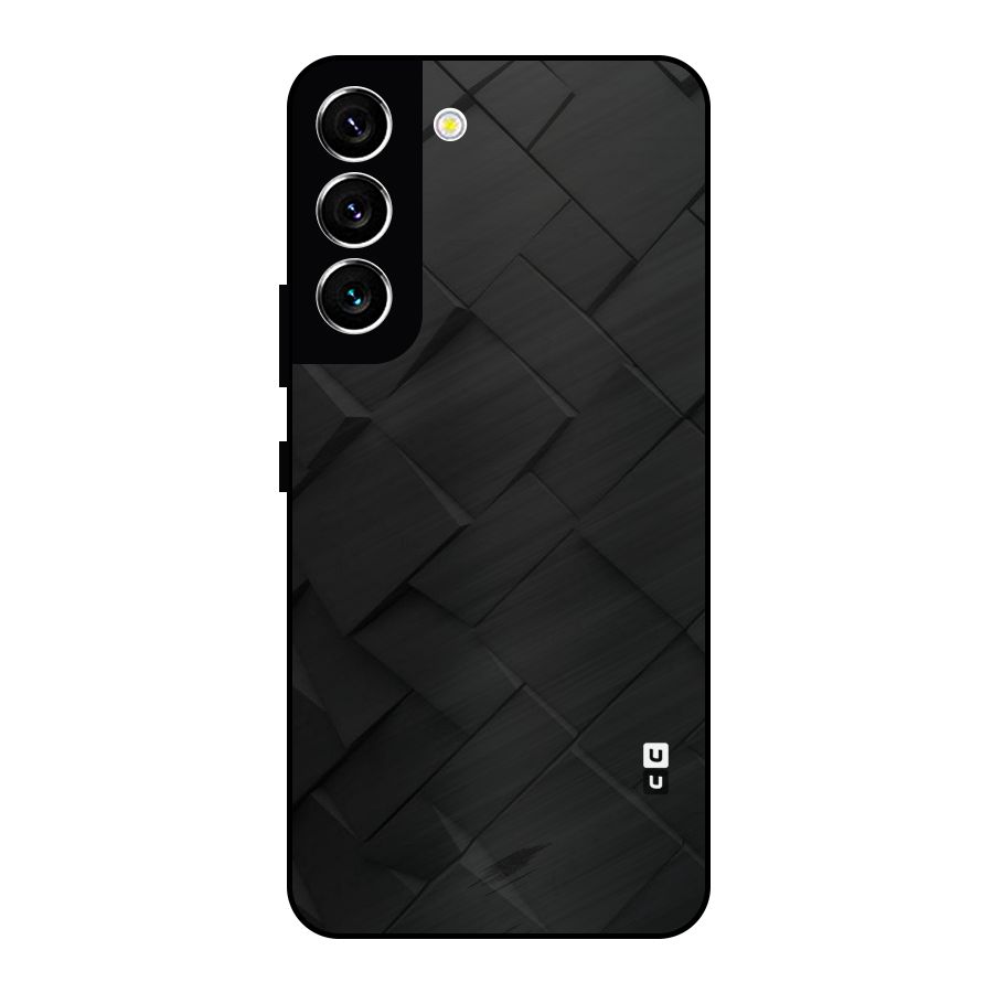 Black Elegant Design Metal Back Case for Galaxy S22 5G