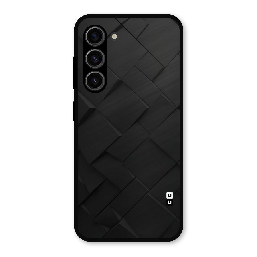 Black Elegant Design Metal Back Case for Galaxy S23