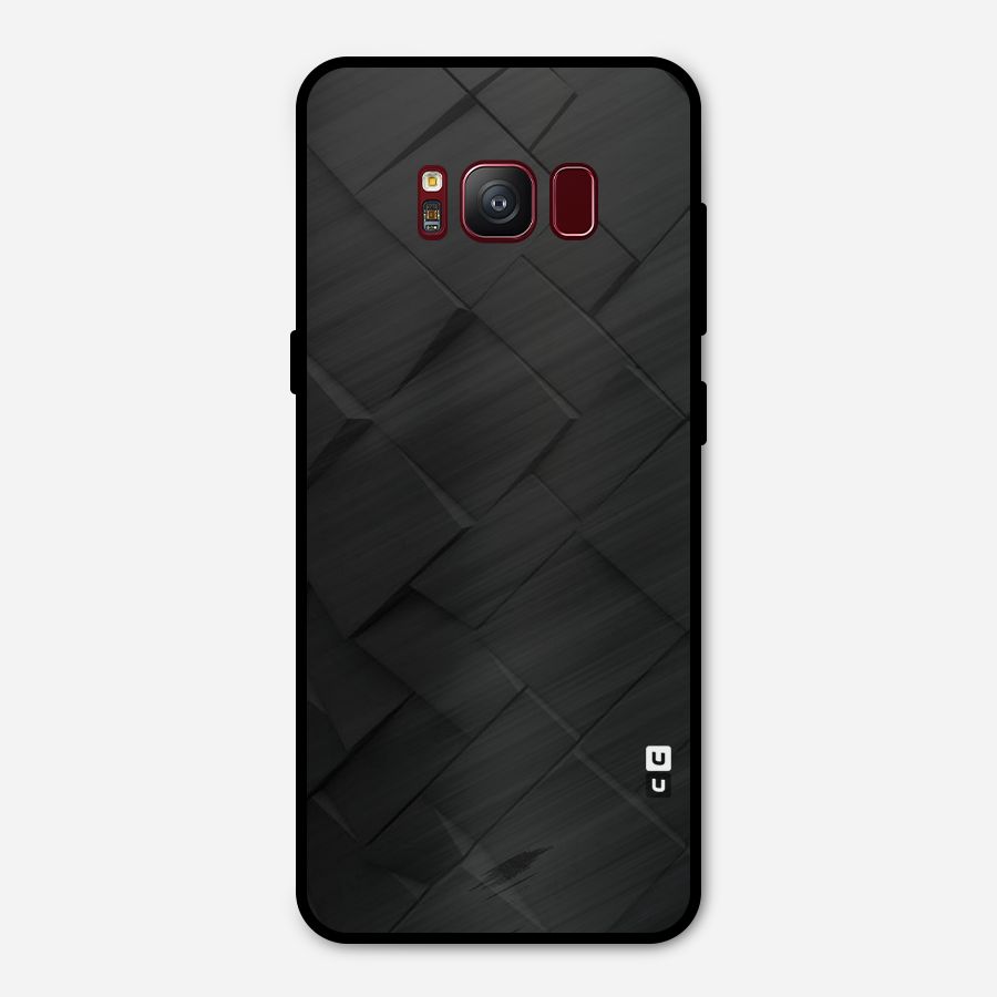 Black Elegant Design Metal Back Case for Galaxy S8