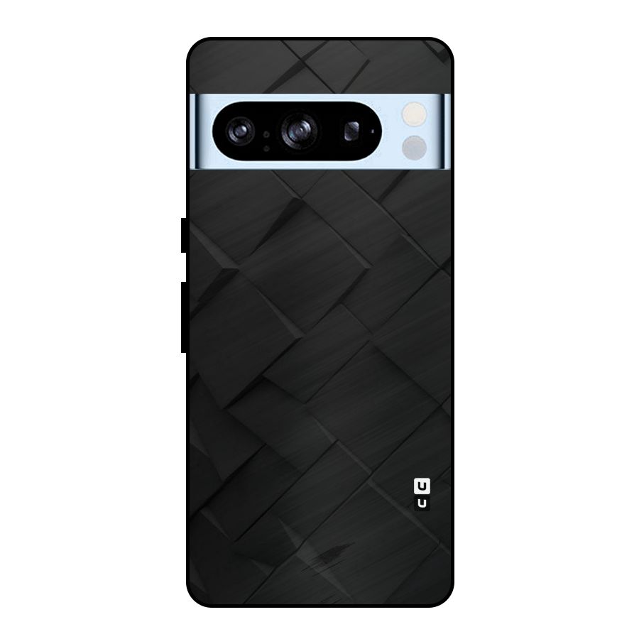 Black Elegant Design Metal Back Case for Google Pixel 8 Pro