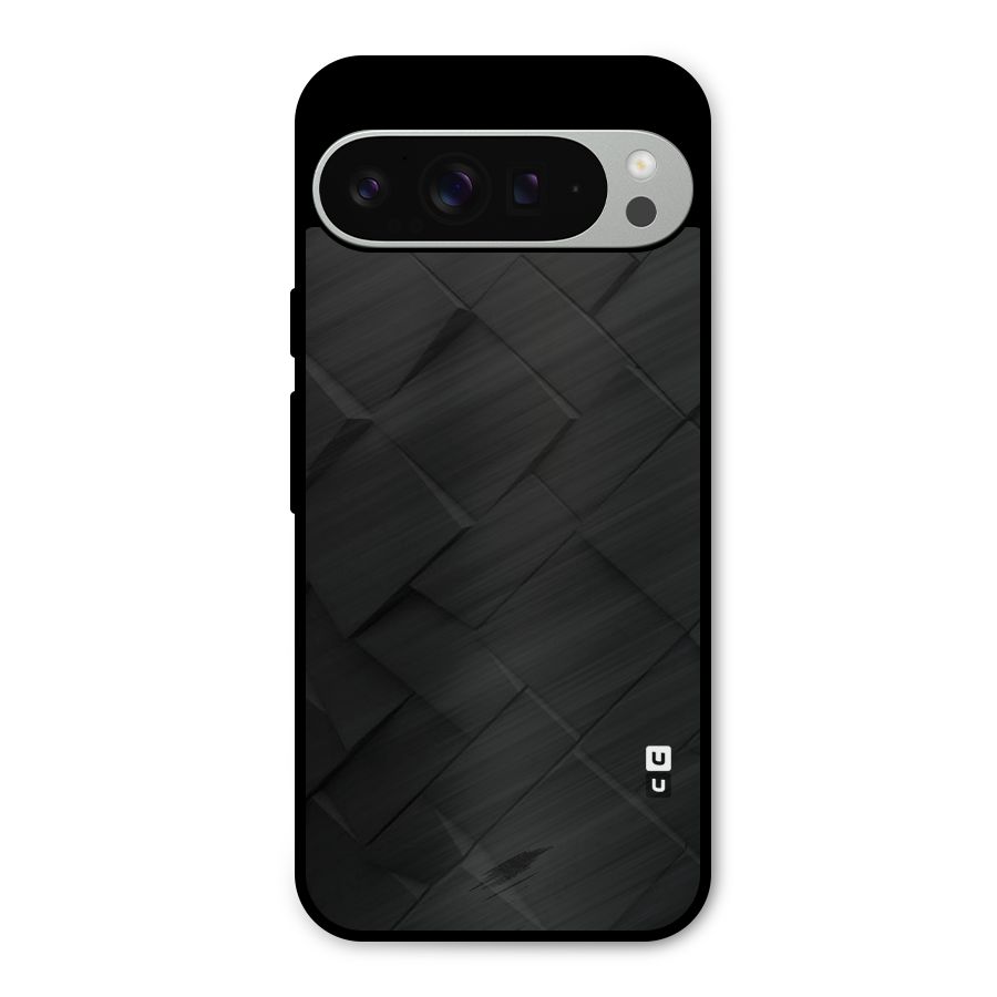 Black Elegant Design Metal Back Case for Google Pixel 9 Pro XL