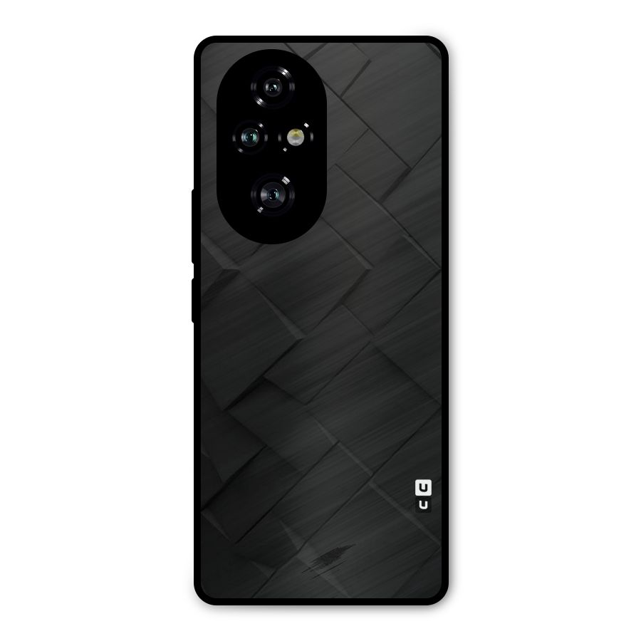 Black Elegant Design Metal Back Case for Honor 200 Pro