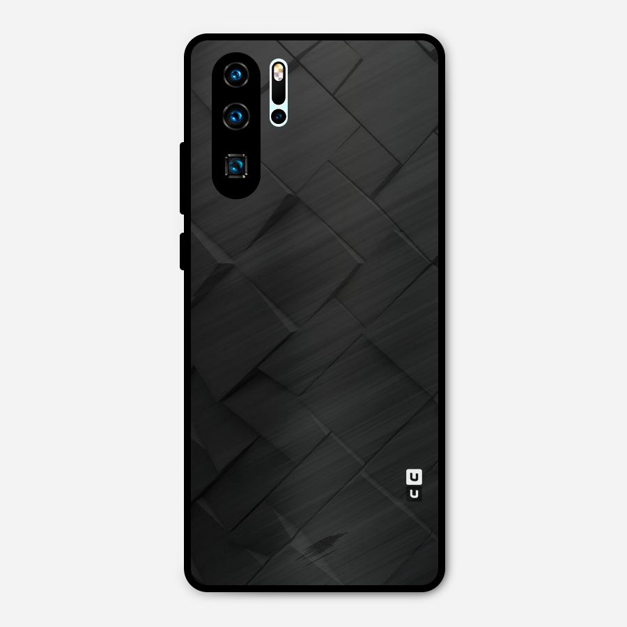 Black Elegant Design Metal Back Case for Huawei P30 Pro