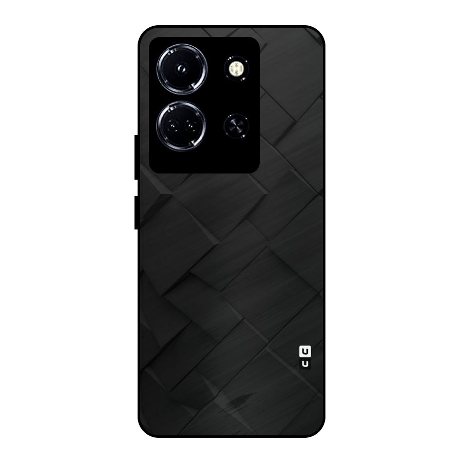 Black Elegant Design Metal Back Case for Infinix Note 30 5G