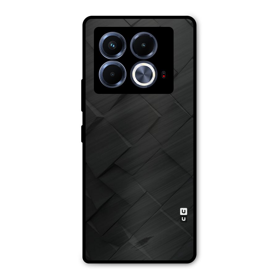 Black Elegant Design Metal Back Case for Infinix Note 40 5G