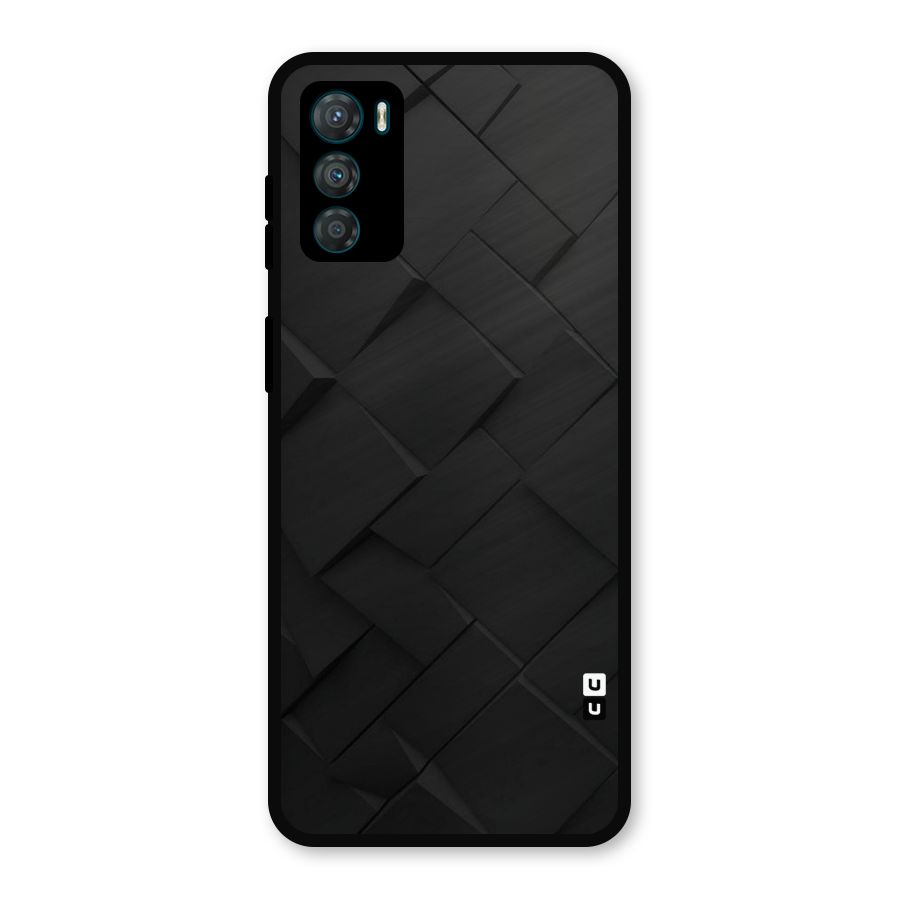 Black Elegant Design Metal Back Case for Moto G42