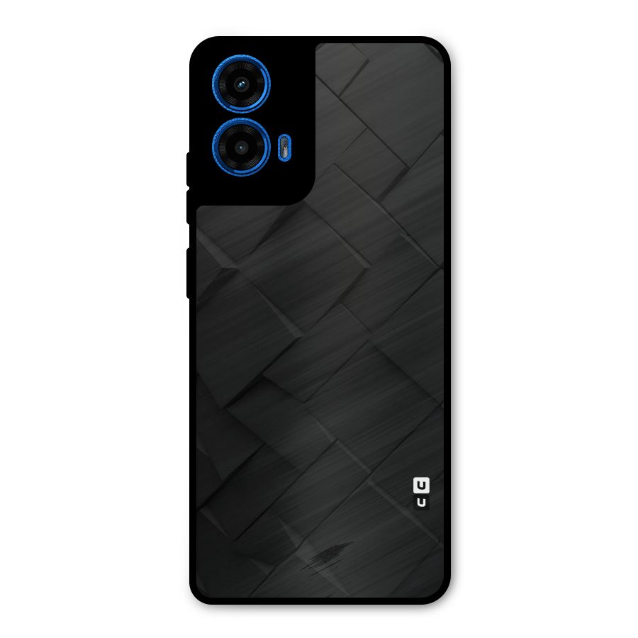 Black Elegant Design Metal Back Case for Moto G45