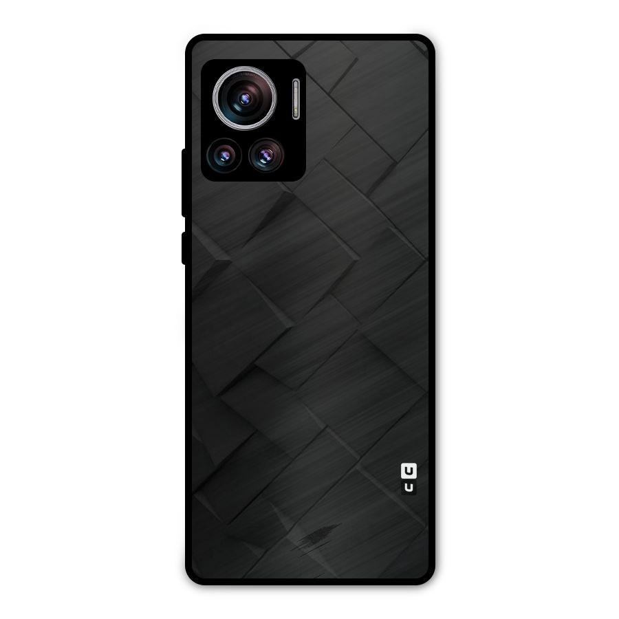 Black Elegant Design Metal Back Case for Motorola Edge 30 Ultra