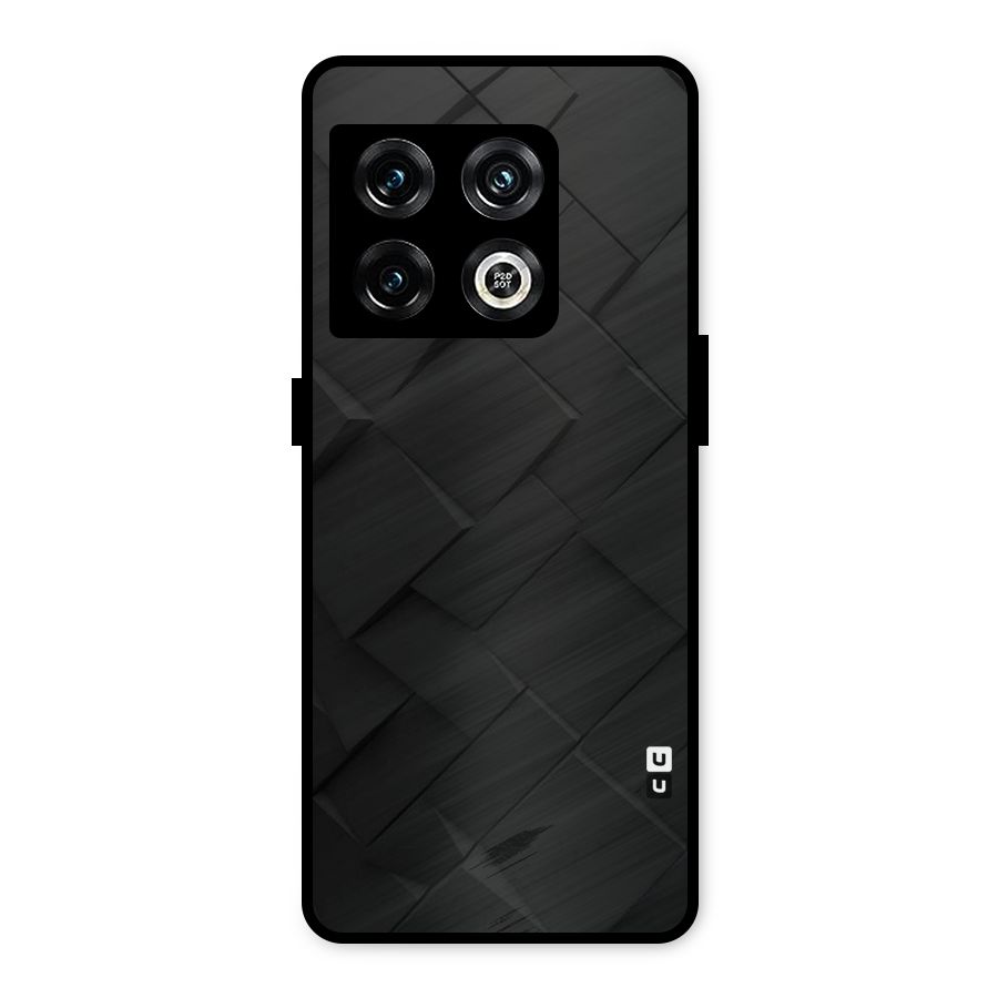 Black Elegant Design Metal Back Case for OnePlus 10 Pro 5G