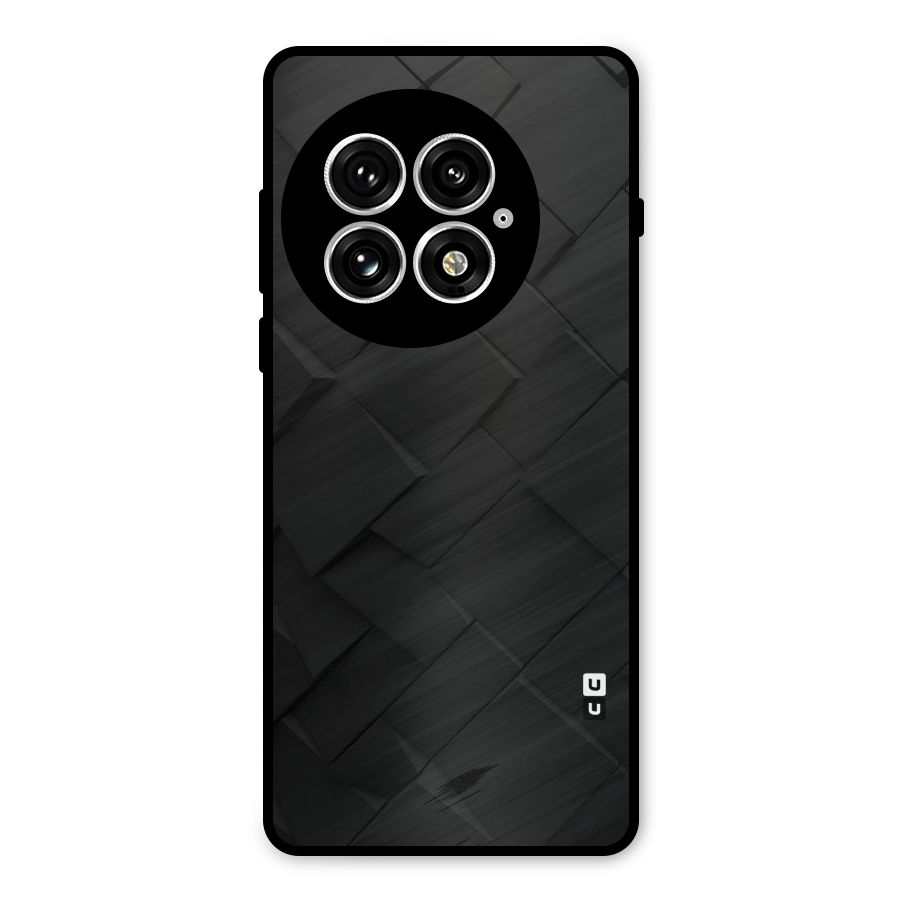 Black Elegant Design Metal Back Case for OnePlus 13