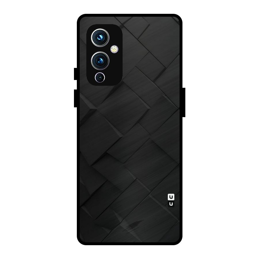 Black Elegant Design Metal Back Case for OnePlus 9