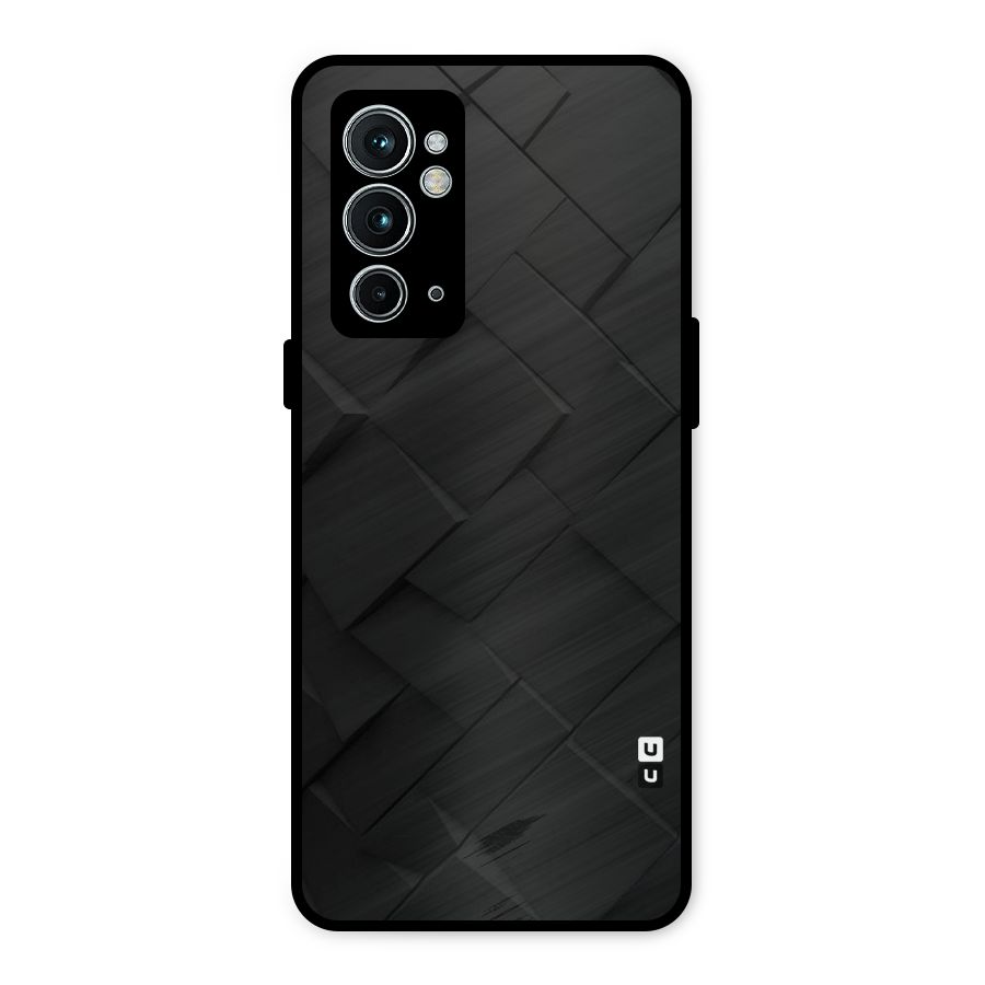 Black Elegant Design Metal Back Case for OnePlus 9RT 5G
