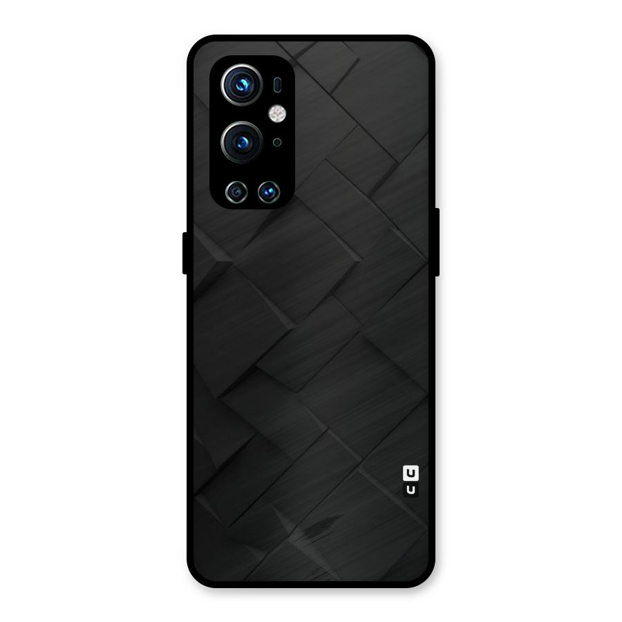 Black Elegant Design Metal Back Case for OnePlus 9 Pro