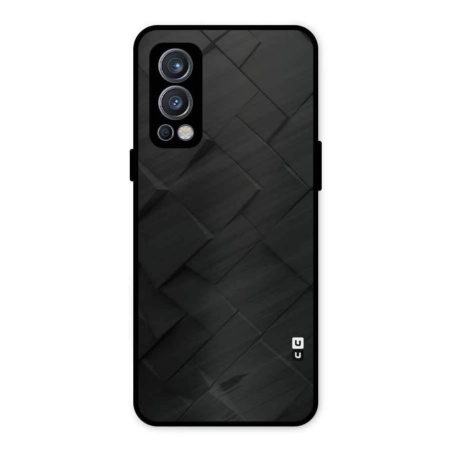Black Elegant Design Metal Back Case for OnePlus Nord 2 5G
