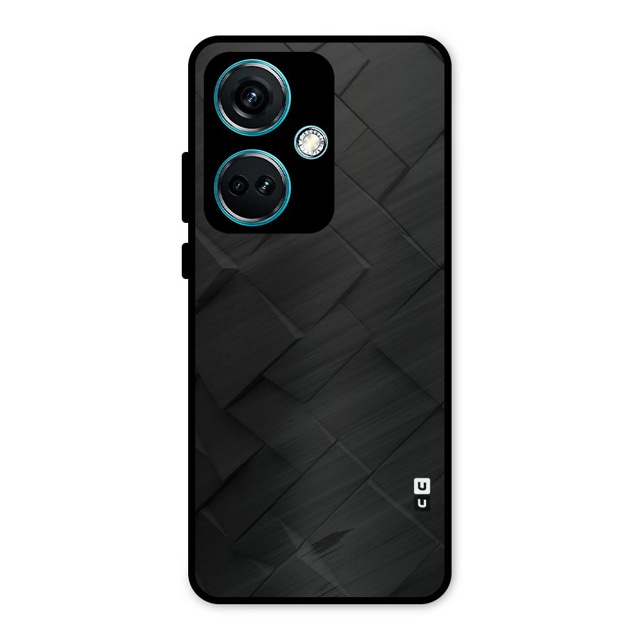 Black Elegant Design Metal Back Case for OnePlus Nord CE 3 5G
