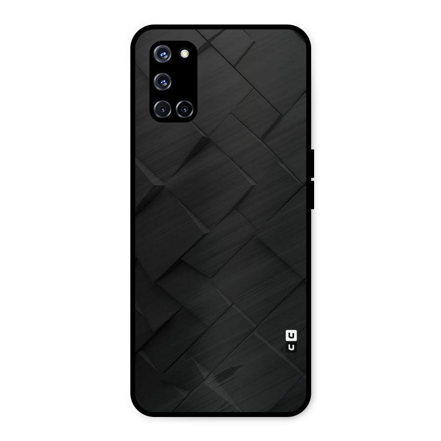 Black Elegant Design Metal Back Case for Oppo A52
