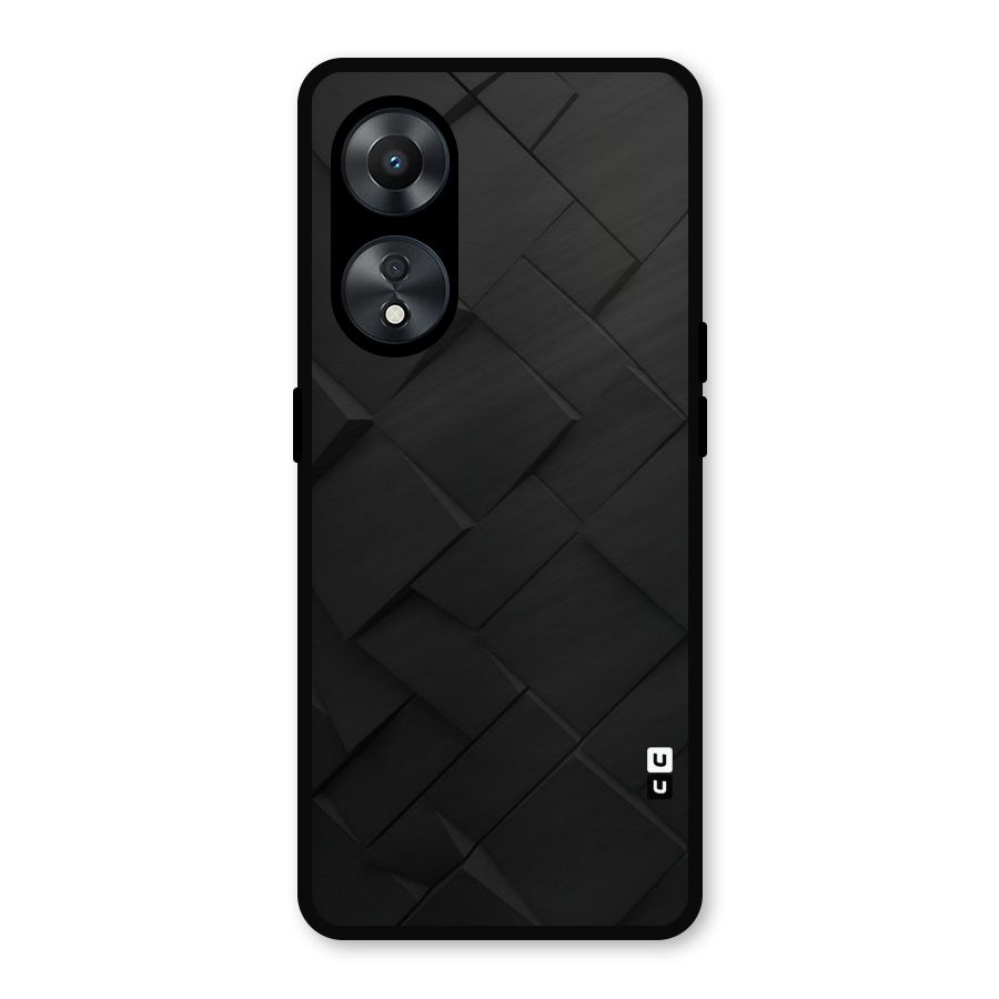Black Elegant Design Metal Back Case for Oppo A78