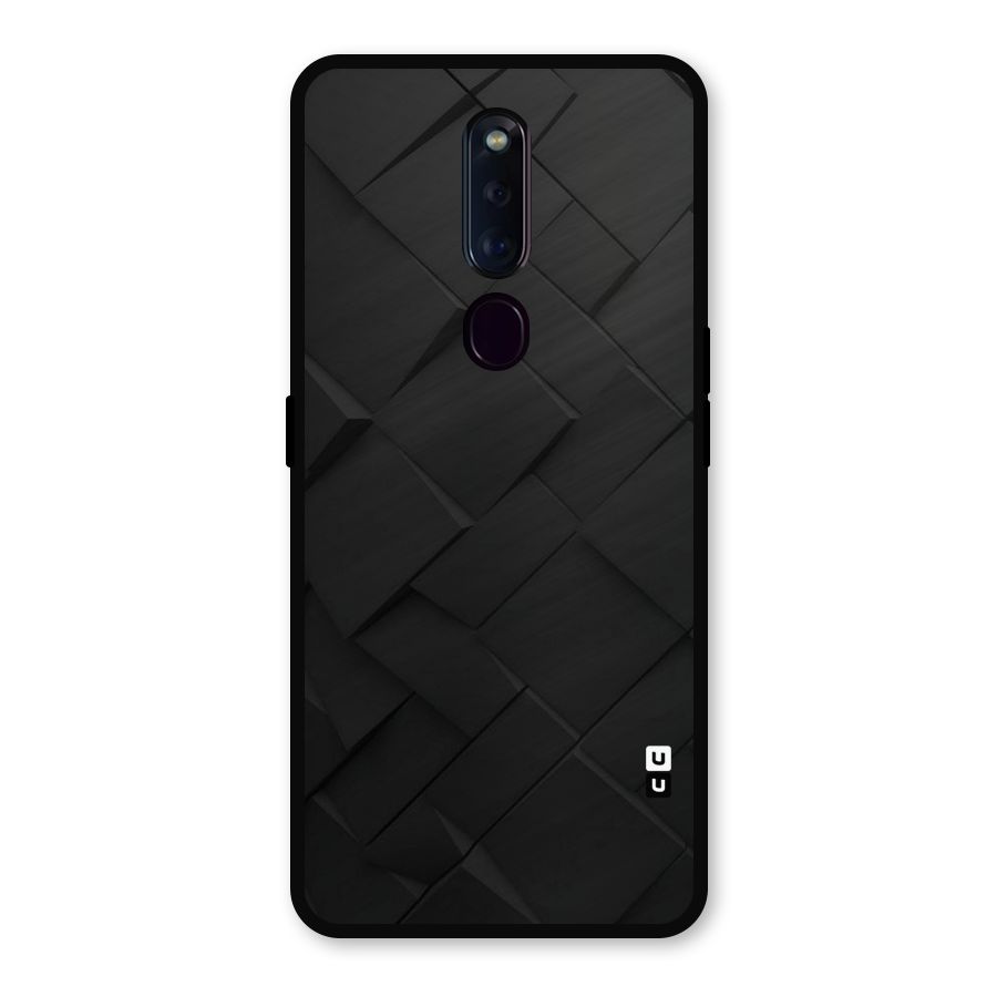 Black Elegant Design Metal Back Case for Oppo F11 Pro