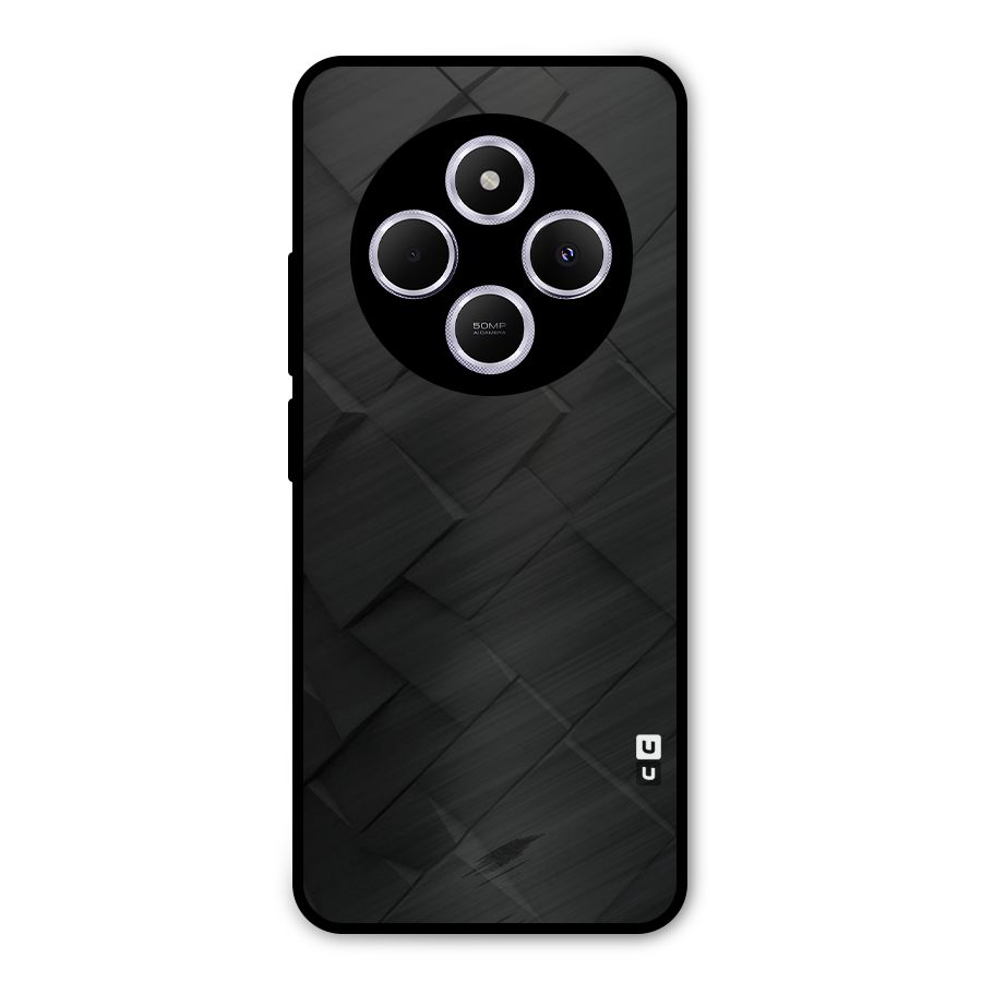 Black Elegant Design Metal Back Case for Poco C75 5G
